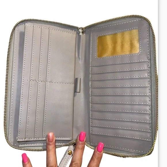 Fashion wallet/clutch with card slots NWOT - Picture 3 of 4